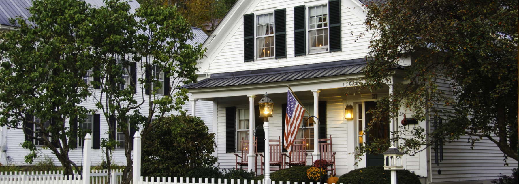two story house front